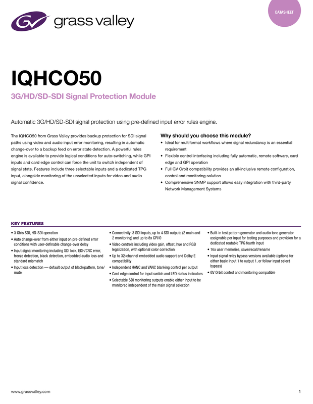 IQHCO50 Datasheet DS-PUB-2-0763D-EN Thumbnail