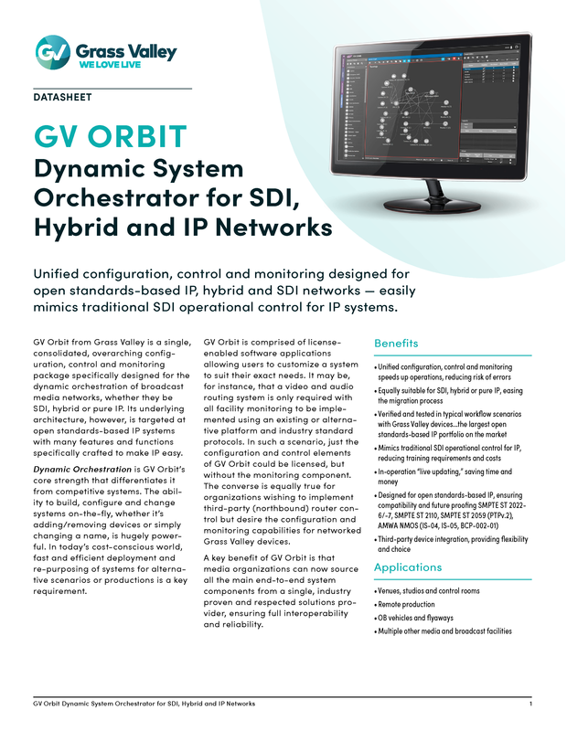 GV Orbit Datasheet DS-PUB-3-0860A-EN Thumbnail